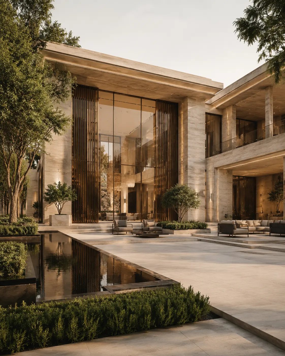 Luxury private villa design visualization in Emirates Hills